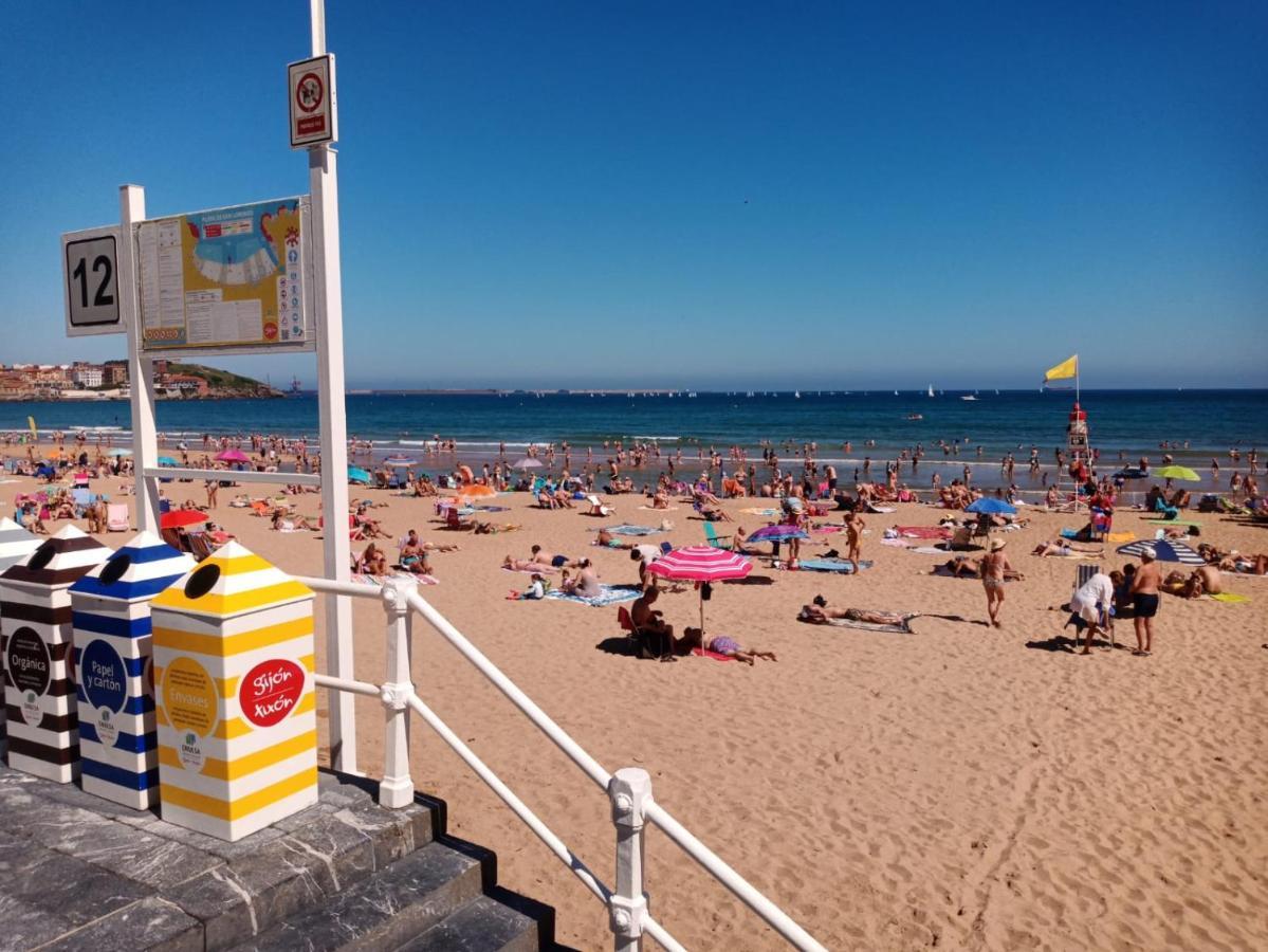 La Arena - Playa De San Lorenzo - Apartamento En Gijón Zewnętrze zdjęcie